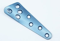 3.5mm TPLO Delta Plate - BROAD LEFT - Titanium